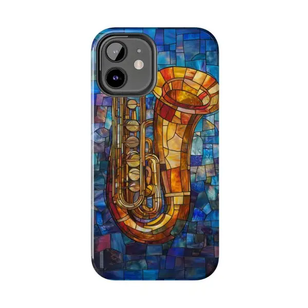 Harmonic Hues Tuba Tough Phone Case for iPhone and Samsung - Image 36