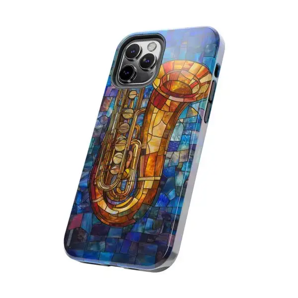 Harmonic Hues Tuba Tough Phone Case for iPhone and Samsung - Image 49