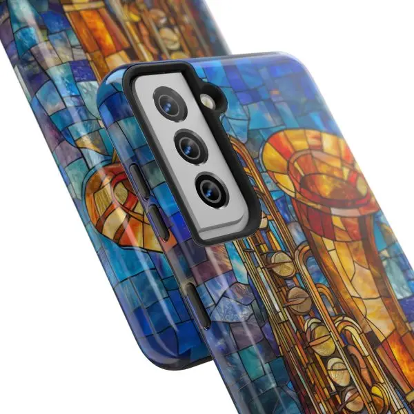 Harmonic Hues Tuba Tough Phone Case for iPhone and Samsung - Image 122