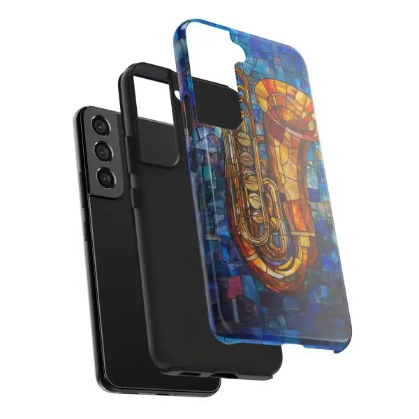 Harmonic Hues Tuba Tough Phone Case for iPhone and Samsung - Image 119
