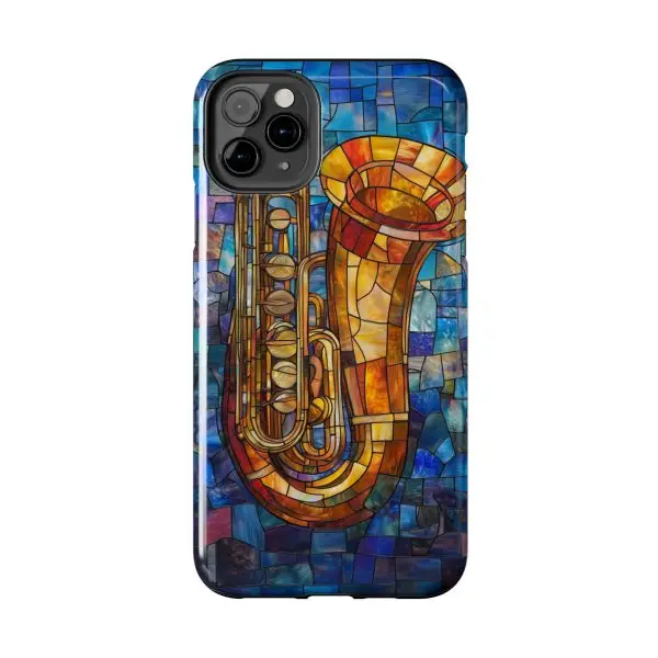 Harmonic Hues Tuba Tough Phone Case for iPhone and Samsung - Image 30