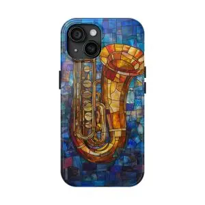 Harmonic Hues Tuba Tough Phone Case for iPhone and Samsung
