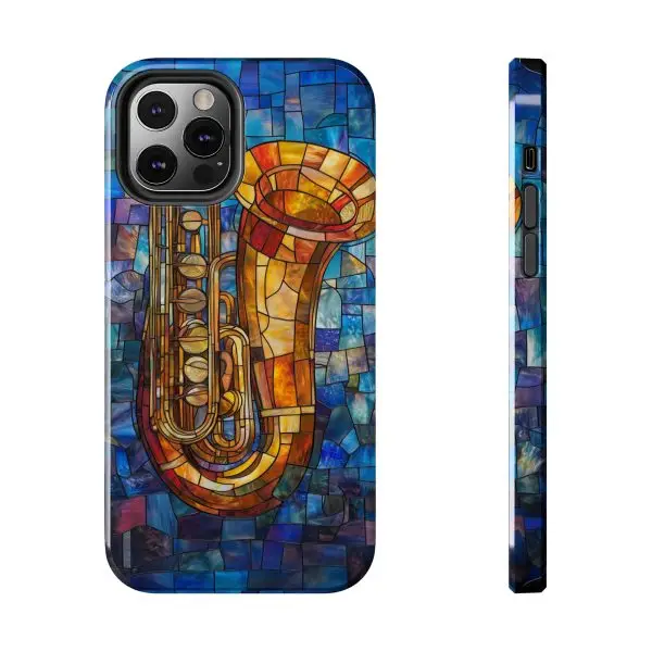 Harmonic Hues Tuba Tough Phone Case for iPhone and Samsung - Image 47