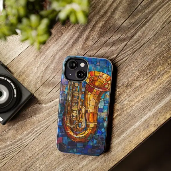 Harmonic Hues Tuba Tough Phone Case for iPhone and Samsung - Image 70