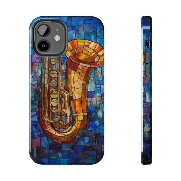 Harmonic Hues Tuba Tough Phone Case for iPhone and Samsung - Image 35