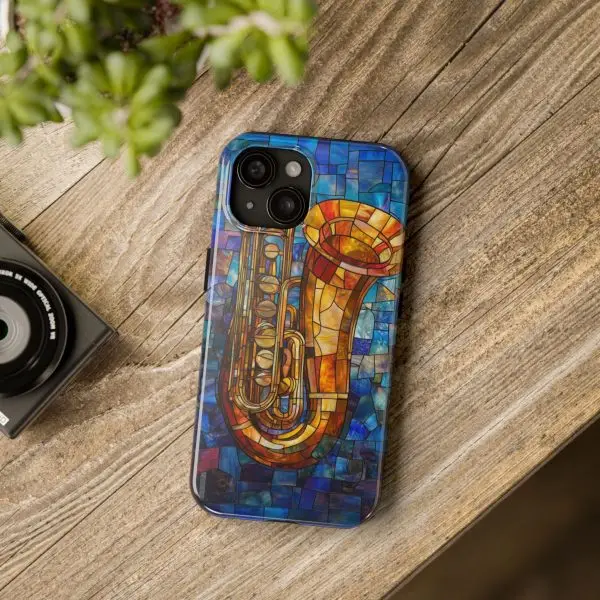Harmonic Hues Tuba Tough Phone Case for iPhone and Samsung - Image 5