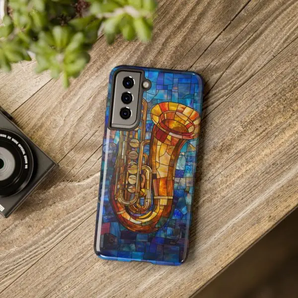 Harmonic Hues Tuba Tough Phone Case for iPhone and Samsung - Image 125