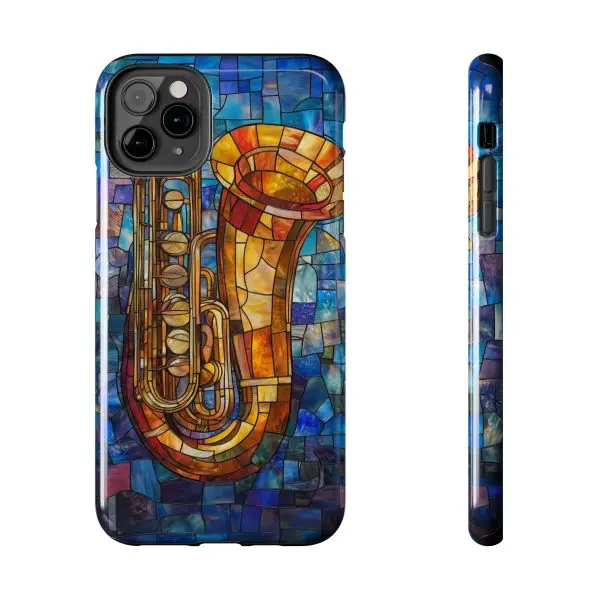 Harmonic Hues Tuba Tough Phone Case for iPhone and Samsung - Image 29