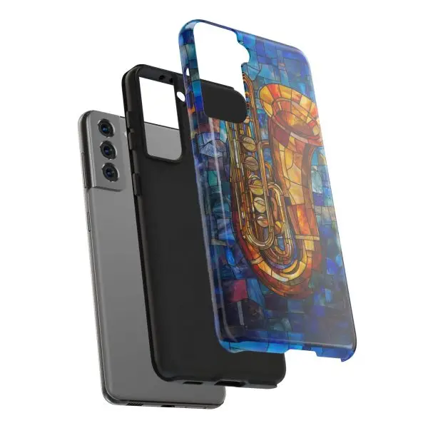 Harmonic Hues Tuba Tough Phone Case for iPhone and Samsung - Image 124
