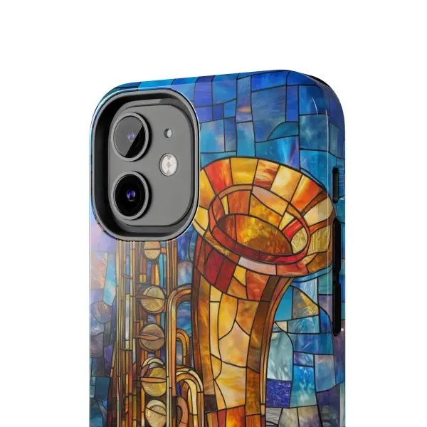Harmonic Hues Tuba Tough Phone Case for iPhone and Samsung - Image 44