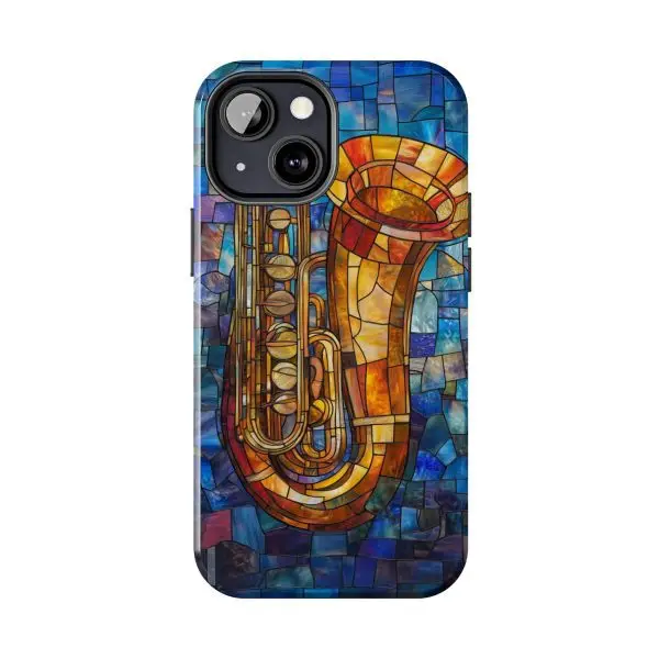 Harmonic Hues Tuba Tough Phone Case for iPhone and Samsung - Image 66