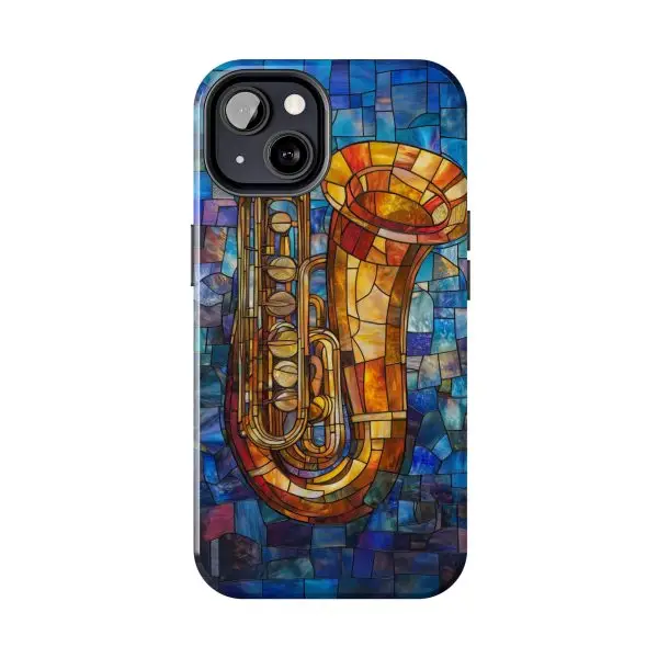 Harmonic Hues Tuba Tough Phone Case for iPhone and Samsung - Image 60
