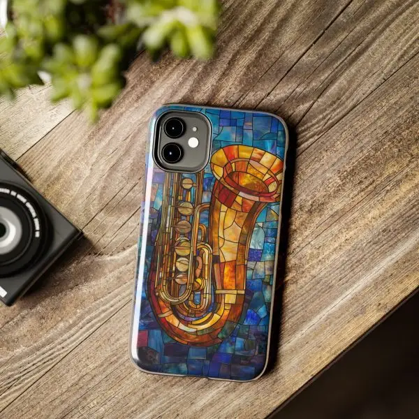Harmonic Hues Tuba Tough Phone Case for iPhone and Samsung - Image 22