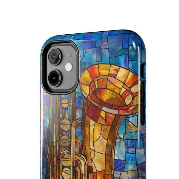 Harmonic Hues Tuba Tough Phone Case for iPhone and Samsung - Image 20