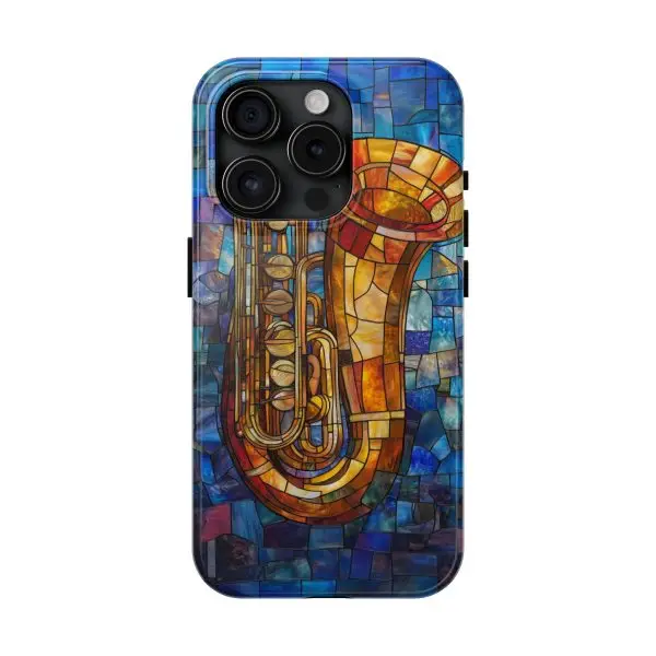 Harmonic Hues Tuba Tough Phone Case for iPhone and Samsung - Image 91