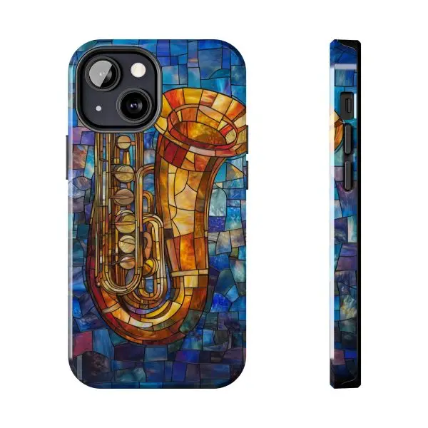 Harmonic Hues Tuba Tough Phone Case for iPhone and Samsung - Image 65