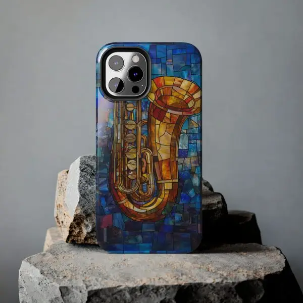 Harmonic Hues Tuba Tough Phone Case for iPhone and Samsung - Image 57
