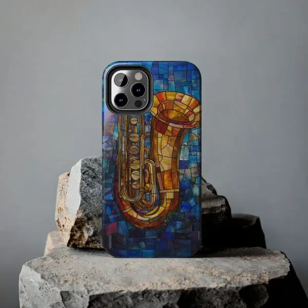 Harmonic Hues Tuba Tough Phone Case for iPhone and Samsung - Image 51