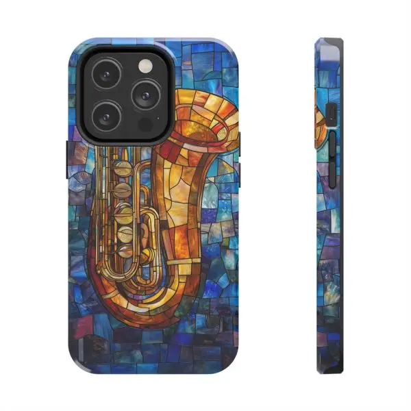 Harmonic Hues Tuba Tough Phone Case for iPhone and Samsung - Image 85