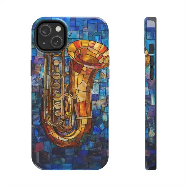 Harmonic Hues Tuba Tough Phone Case for iPhone and Samsung - Image 89
