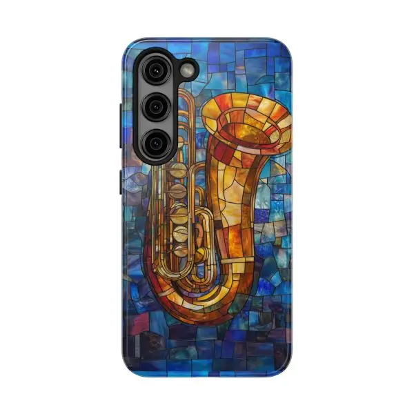 Harmonic Hues Tuba Tough Phone Case for iPhone and Samsung - Image 111
