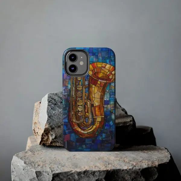 Harmonic Hues Tuba Tough Phone Case for iPhone and Samsung - Image 45