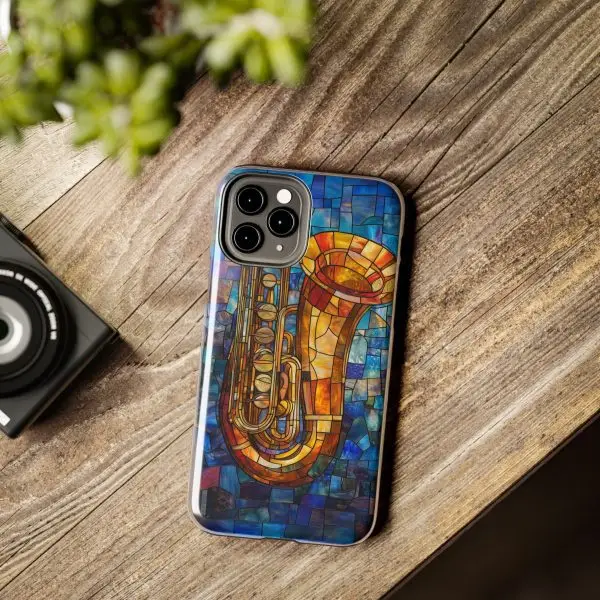 Harmonic Hues Tuba Tough Phone Case for iPhone and Samsung - Image 28