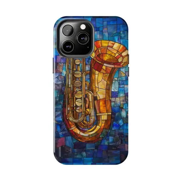 Harmonic Hues Tuba Tough Phone Case for iPhone and Samsung - Image 78