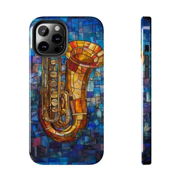 Harmonic Hues Tuba Tough Phone Case for iPhone and Samsung - Image 53