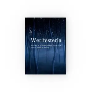 Werifesteria Hard Backed Journal - Mystical Forest Design for Dreamers and Nature Lovers