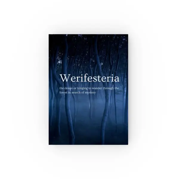 Werifesteria Hard Backed Journal - Mystical Forest Design for Dreamers and Nature Lovers