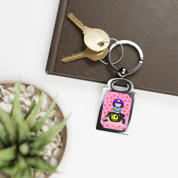 NFT Flex Rectangle Photo Keyring - Image 4