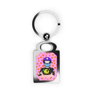 NFT Flex Rectangle Photo Keyring