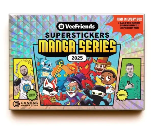 Veefriends Manga Superstickers Case (Sealed) featuring Stephen Curry