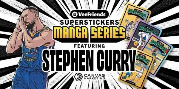 Veefriends Manga Superstickers Case (Sealed) featuring Stephen Curry - Image 3
